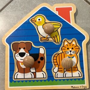 Melissa & Doug Blue Animal House Puzzle